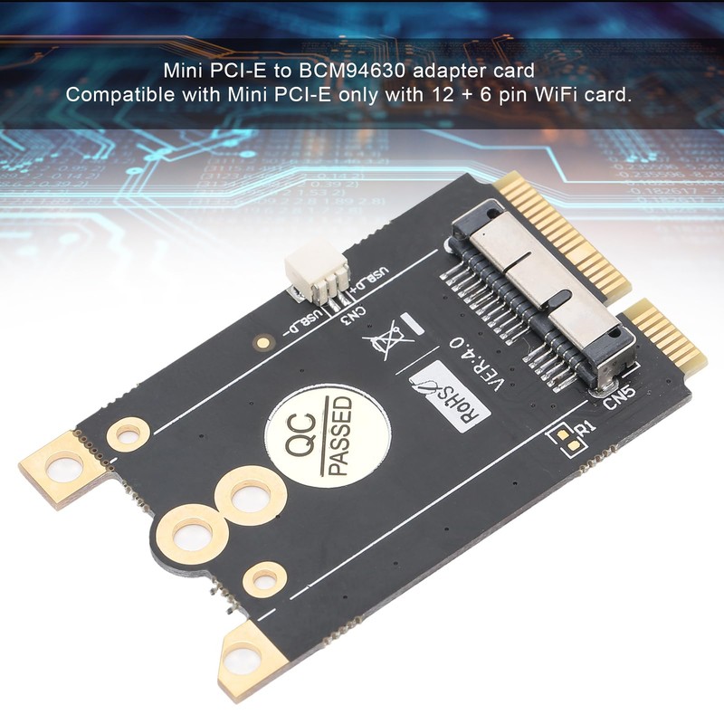 PCI-E Express WiFi Network Adapter Wireless LAN Card Adapter (No