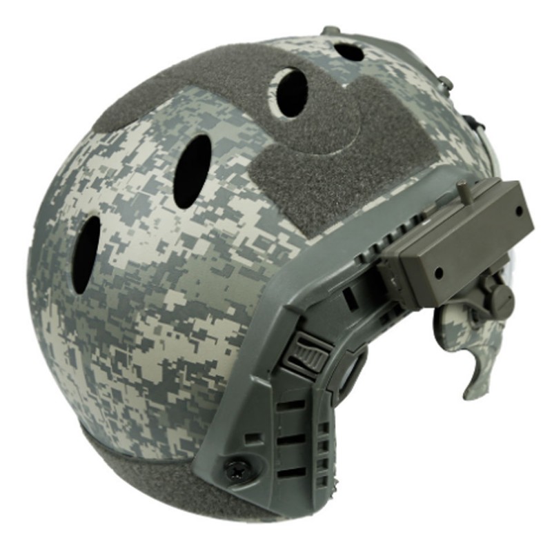 Camouflage Simple Assemble Disassembly Integrated Protection Tactics Helmet with Face