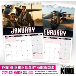 The Calendar King // Top Un - 2025 Wall Calendar (Full Colour, A4 Size)