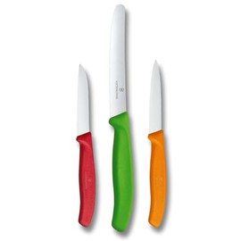 Juego de cuchillos de 15 piezas con bloque, afilador integrado, apto para lavavajillas | Black Coated Blades, Textured Handles, 6 Steak Knives and Kit
