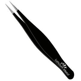Pinzas ultra finas de punta afilada de precisión, pinzas puntiagudas de punta de aguja para kit de depilación de vello encarnado, pinzas finas de precisión con punta de precisión para cejas, pinzas