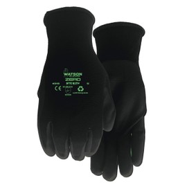 Watson Gloves Stealth Zero Biodegradable Nitrile Work Glove - Sustainable, Ergonomically Formed, Touchscreen Compatible