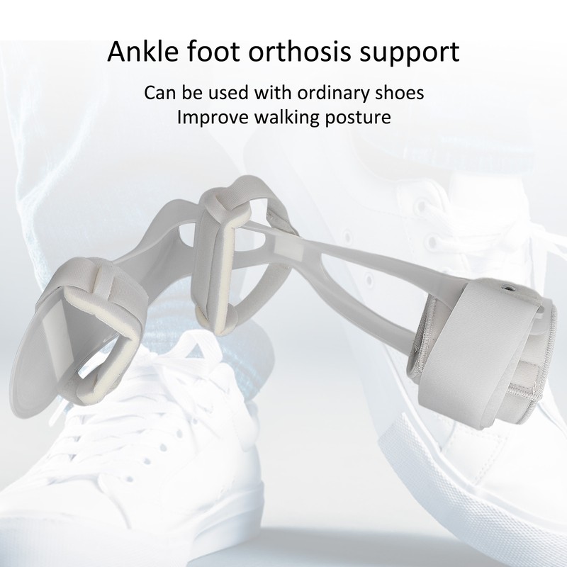 Ankle Foot Orthosis Support Adjustable Skid Resistance Foot Orthosis Fixation