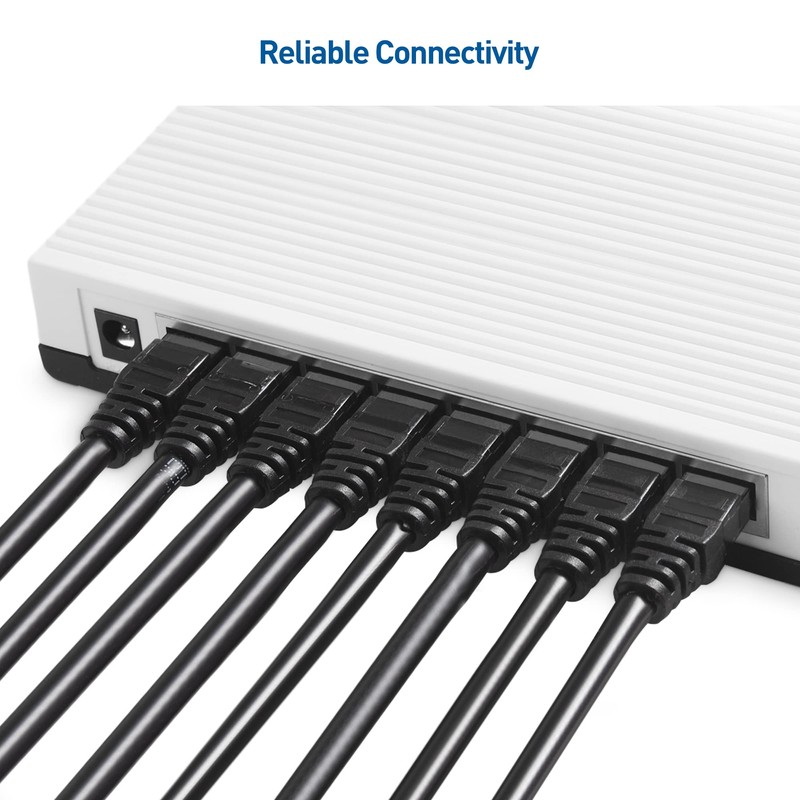 Cable Matters - Cable Ethernet corto de 10 Gbps sin