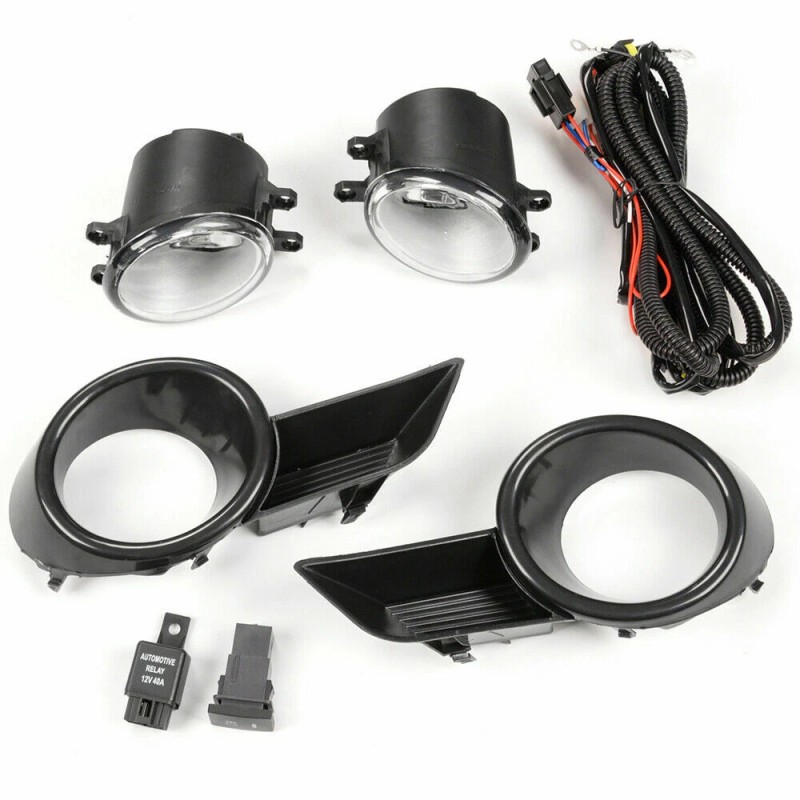 PIT66 2X Front Bumper Fog Lights W/Switch + H11 Bulb