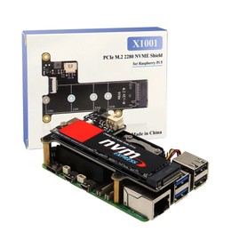 Geekworm X1001 V1.1 PCIe NVMe M.2 SSD 2280 Expansion Board, Applicable to Raspberry Pi 5