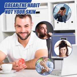 Okueejur 5 Packs Skin Picking Fidget Pads with Tweezer for Trichotillomania Skin Picking Fidget Toys Skin Hair Picking Fidget Anxiety Adult