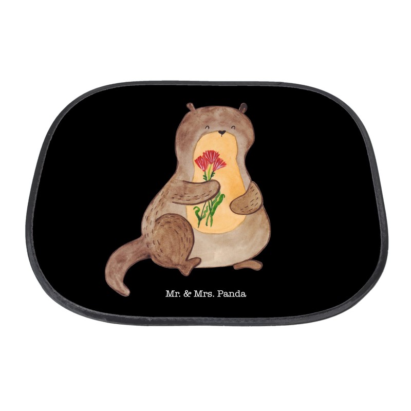 Mr. & Mrs. Panda Car Sun Shade Otter Bouquet -