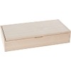 VBS Organiser Box / Pencil Box, Raw Wood, Approx. 21