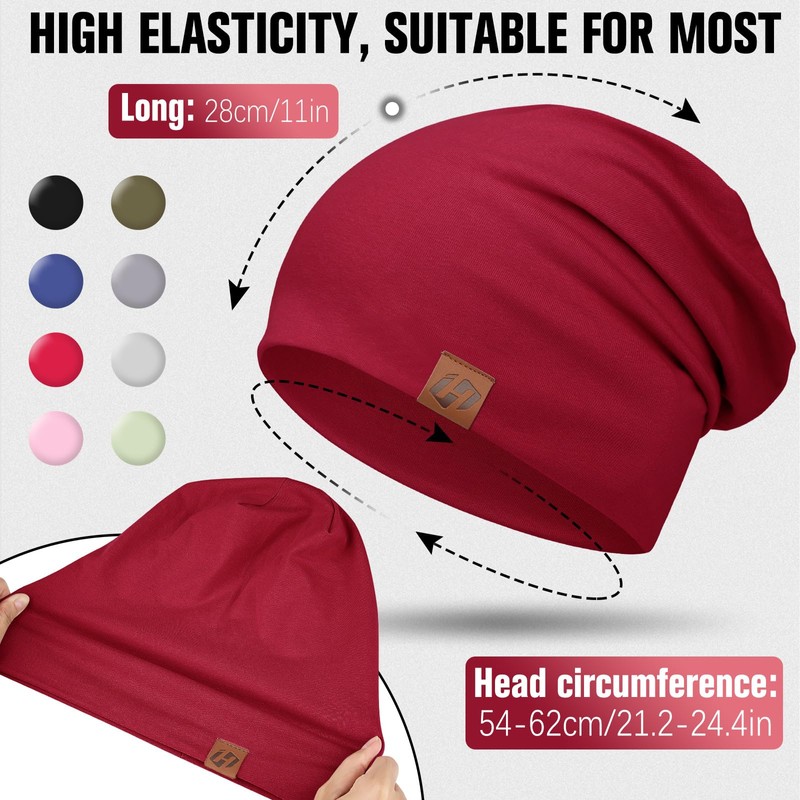 Beanie Cotton Soft and Skin Friendly Unisex Beanie Hat Beanies