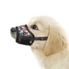 HEELE Dog Muzzle, Soft Nylon Breathable Muzzle with Vivid Prints