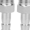 QANYEGN 2PCS 1/4in Stainless Steel Hose Barb Fitting, BSPT Male