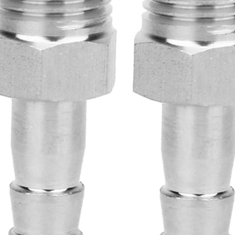 QANYEGN 2PCS 1/4in Stainless Steel Hose Barb Fitting, BSPT Male