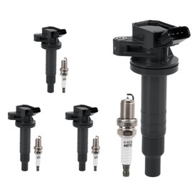 UF247 Coil Pack w/Iridium Spark Plugs Compatible with Toyota Chevy