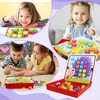 JurciCat Child Mosaic Plug-In Game with 46 Large Beads and