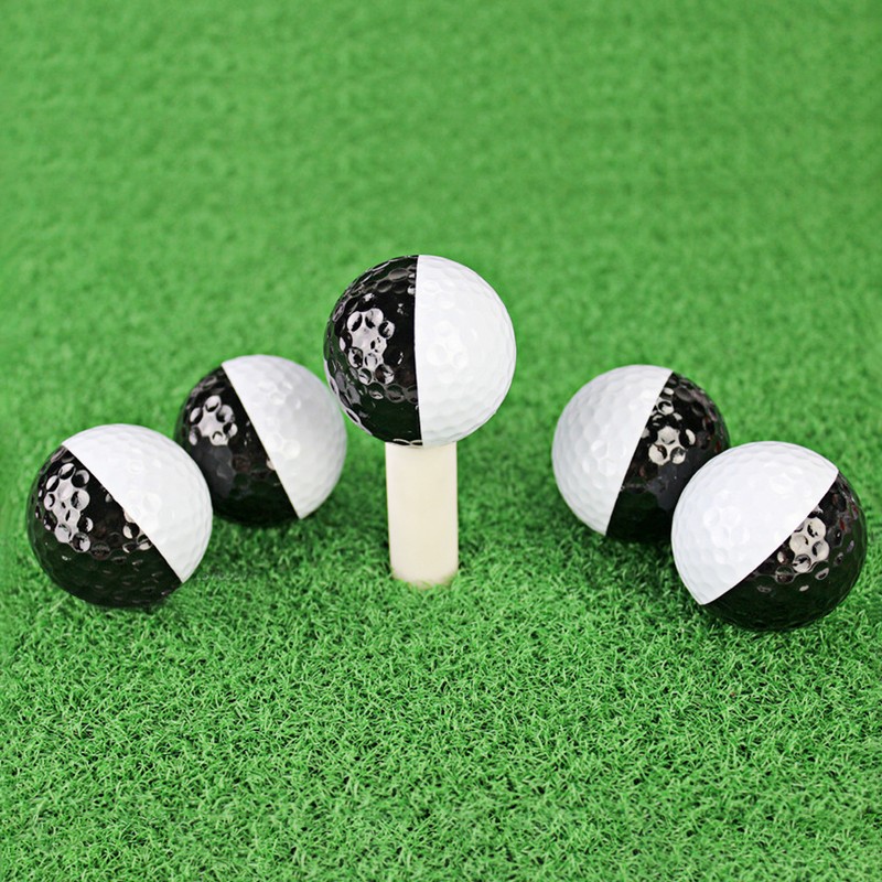 5PCS Two Colors Black White Putter Aiming Line Double Layer