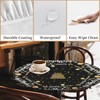 Outdoor Round Tablecloth with Elastic Band 36 In-90cm Elastic Garden