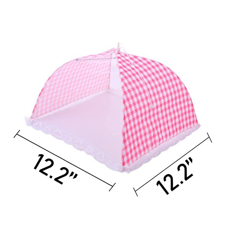 4PCS Pop Up Mesh Food Cover Collapsible Food Fly Net