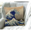 Swono Hokusai The Great Wave Throw Pillow Case Cushion Cover