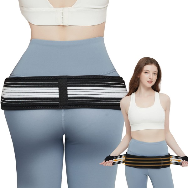 Sacroiliac Belt - SI Joint Belt for Alleviate Sciatica,Joint,Pelvis,Lower Back,Leg