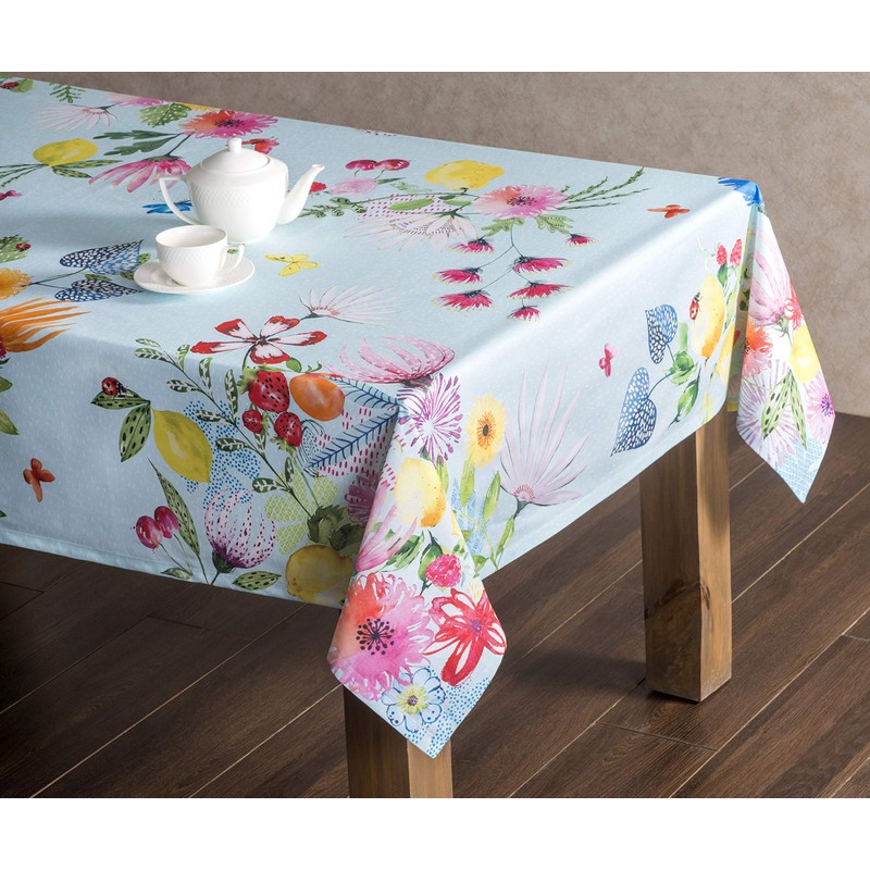 Maison d' Hermine Tablecloth 100% Cotton Table Cover Decorative Washable
