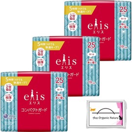 Ellis Compact Guard, Especially Large Daytime Use, 88.5 inches (250 cm), 9.8 inches (25 cm), Set of 19 x 3 Pieces (57 Total) with Special Tissue