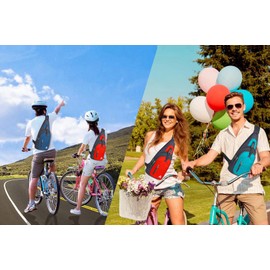 Y&R Direct Sling Bag Sling Backpack,Shoulder Chest Crossbody Bag Purse Nylon Lightweight Multicolor Small Daypack Outdoor Hiking Camping Travel Women Men Gifts