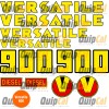 Versatile 800, 900 Tractor Decal Set Series 1