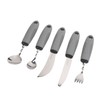 5pcs Bendable Adaptive Utensils Weighted Easy Grip Stainless Steel Special