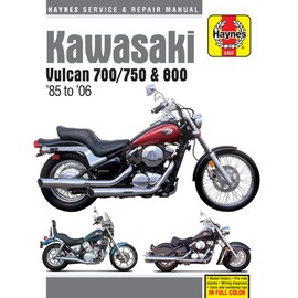 Kawasaki Vulcan 700/750/800 (85 - 06) (Haynes Service and Repair Manual, 2457, Band 2457)