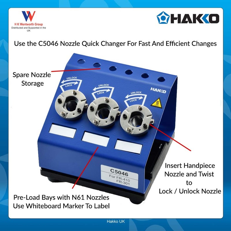 HAKKO N61-15 Nozzle, Elongated, 0.1 x 0.04 inches (3.0 x