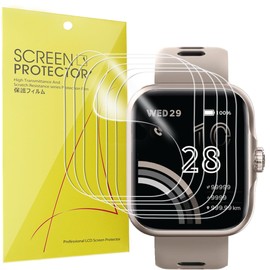 Lamshaw Compatible for Cubitt Viva Pro Smartwatch Screen Protector, [6 Pack] Full Coverage TPU Clear Film Compatible for Cubitt Viva Pro/Viva Smartwatch (Viva Pro-6 pack)