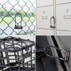 ORIA Combination Padlock, Small Padlocks with Code, 4 Digit Safety
