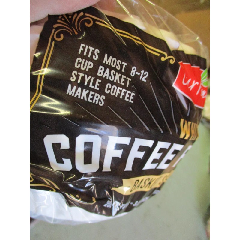 OUR FAMILY 5 PACKS 1000 TOTAL Coffee Filters White 3.25"