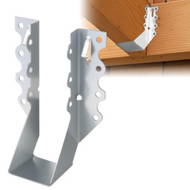 Mixiflor 50 Pcs Joist Hangers 2x6, 20 Gauge Galvanized Face Mount Joist Hangers for Wood, Heavy Duty Hurricane Ties Deck Brackets for Rafters, Floor, Ceiling, Roofs – Sliver