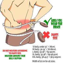 NEOtech Care Lumbar Support with Straps - Adjustable - Detachable Shoulder Straps - Lumbar Support - Work, Training, Sports - Charcoal Colour (XL)