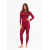 DEVOPS Women's Thermal Underwear Long Johns Top & Bottom Set