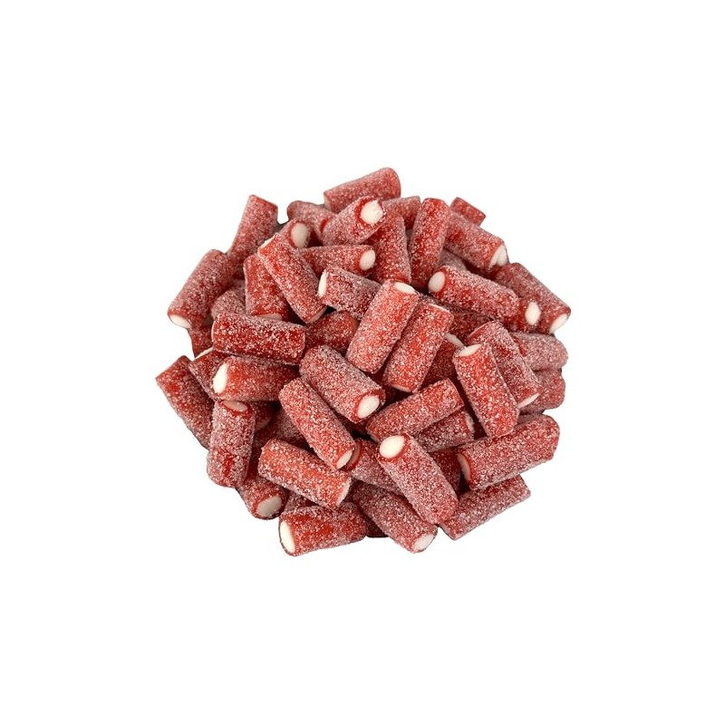 Cozy Confections Sour Strawberry Licorice Pencil Bites, 1 Pound