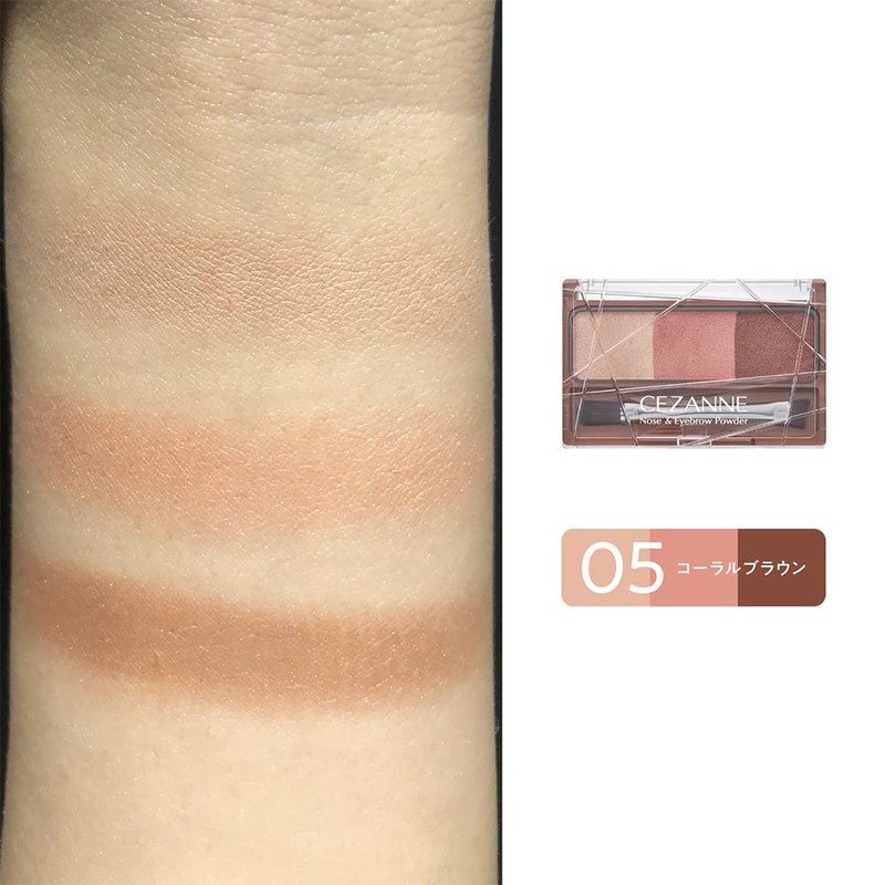 Cezanne Nose & Eyebrow Powder 05 Coral Brown Eyebrow Powder