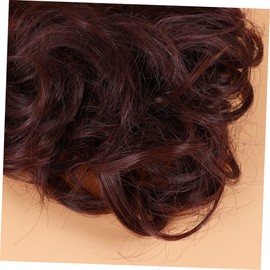 Healeved Wig for Women Detangler Bun Hairpiece Artificial Hair Buns Scrunchie Long-term Use Beautiful Design Easy to Apply Wash for Party Photos