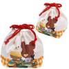 Square Bear School KS21-8 Lunch Drawstring Jackie and David New