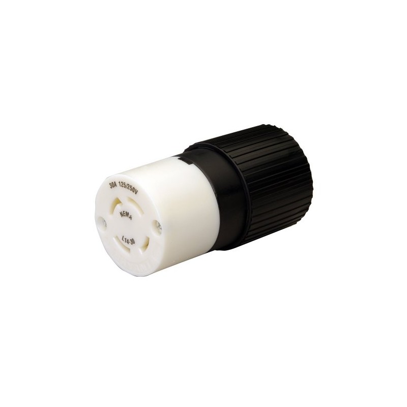 Reliance Controls L1430C 30-Amp L14-30 Female Connector for Generator Cords,Black