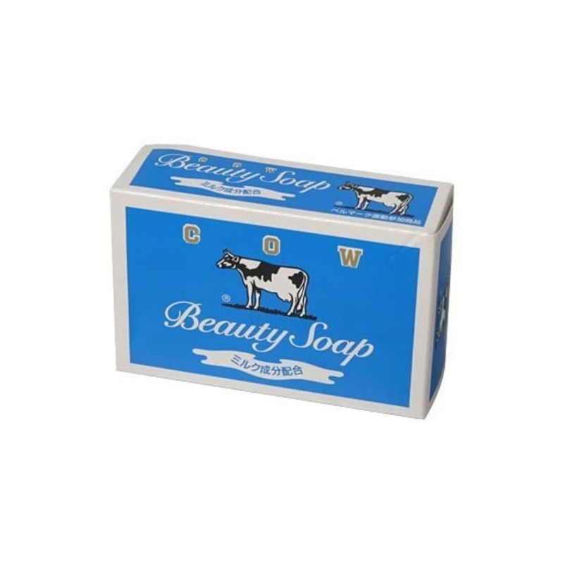 Cow Brand Blue Box Milk Soap Jasmin Fragrance 1 Box