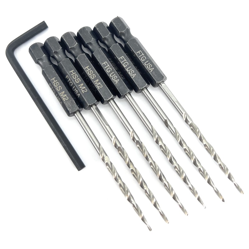 FTG USA Tapered Countersink Drill Bit Set 6 Pc #4