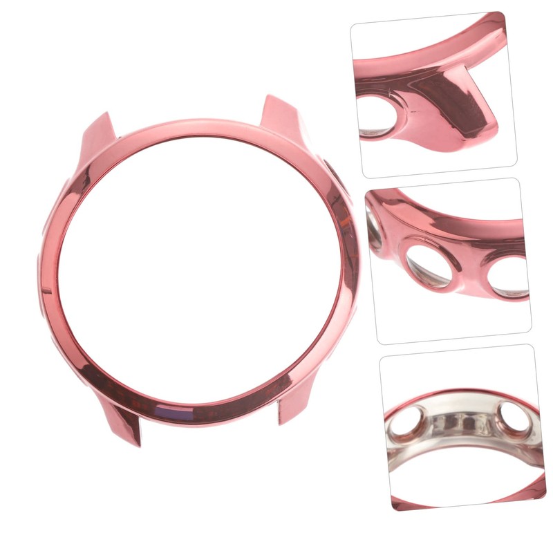 KONTONTY Electroplated Watch Case Cover for Smartwatch Protective Shell Scratch-Resistant