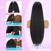 Hairro Drawstring Ponytail Hair Extensions For Women Synthetic Kinky Yaki