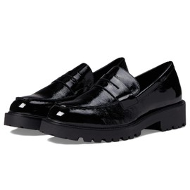 Vagabond Shoemakers Kenova Crinkled Patent Leather Penny Loafer Black EU 36 (US Women's 6) M