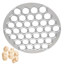 Zwenjuan Dumpling Mould, 37 Holes Dumpling Maker, Ravioli Shaper, Dumpling Metal Mould, Filled Dumplings, Ravioli Pelmeni, Tortellini, Pelmeniza, Pelmeni Machine