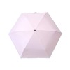 Rain or shine folding umbrella, fabric with silver coating on