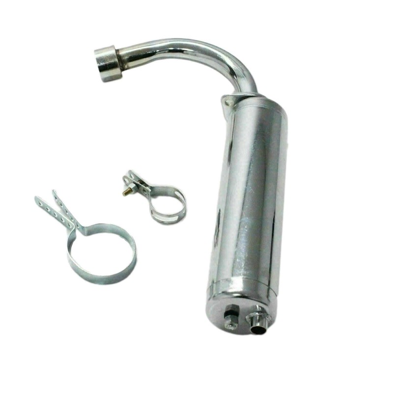 TDR Exhaust Muffler Pipe for 2 Stroke 100CC Engine Kit